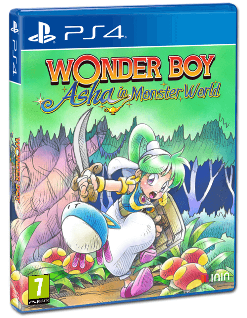 Wonder Boy box art for Playstation 4